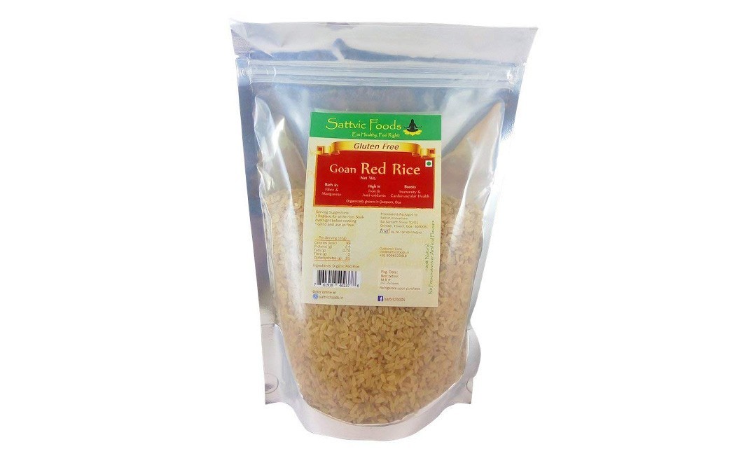 Sattvic foods Goan Red Rice    Pack  850 grams